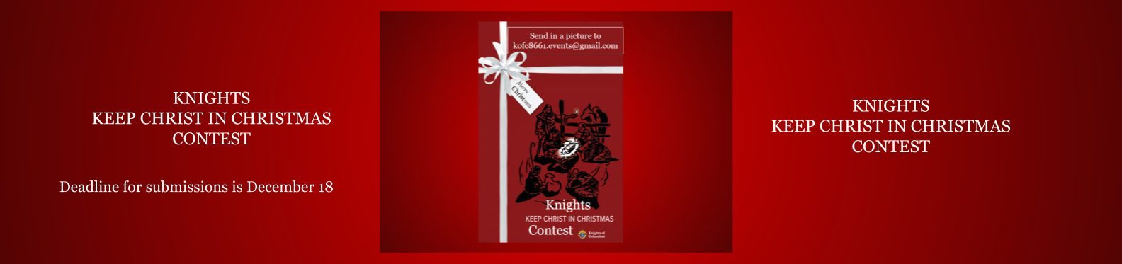 Keep Christ in Christmas Contest