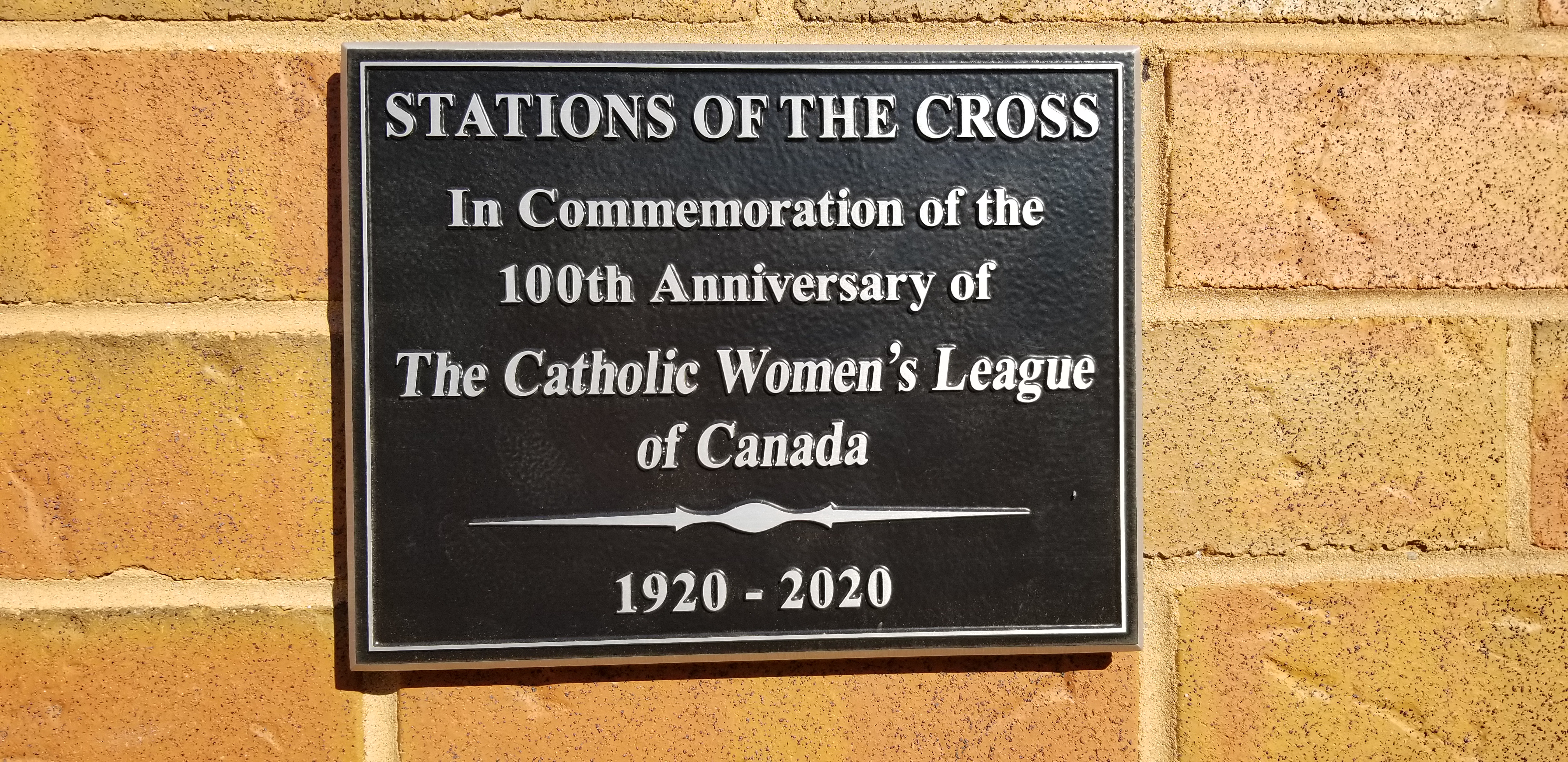 CWL Outdoors Station of the Cross Plague