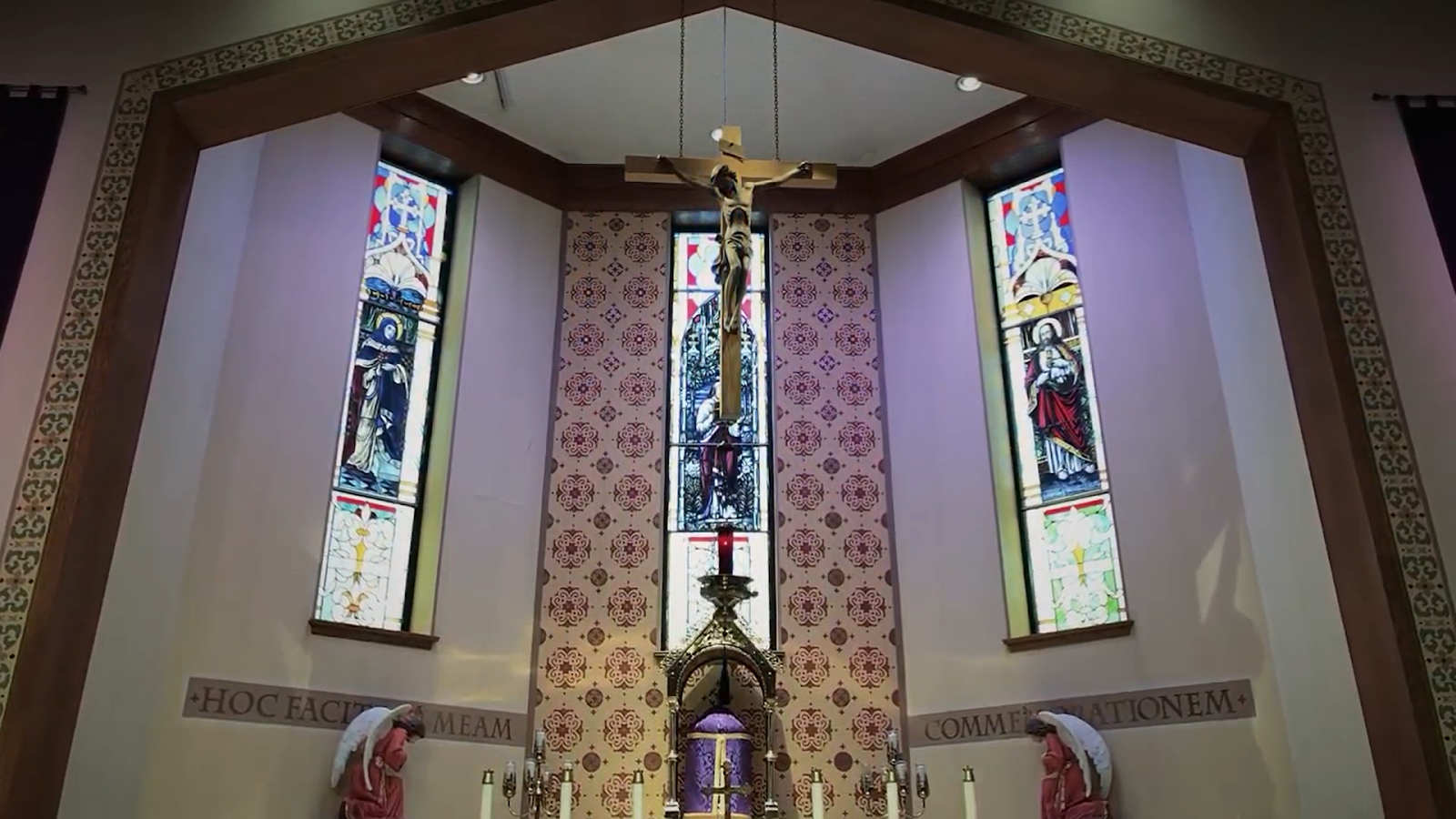 Inside Altar Crucifix