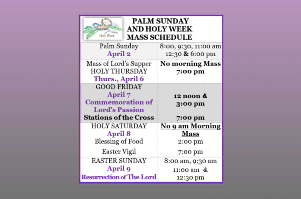 Palm Sunday | Holy Week
