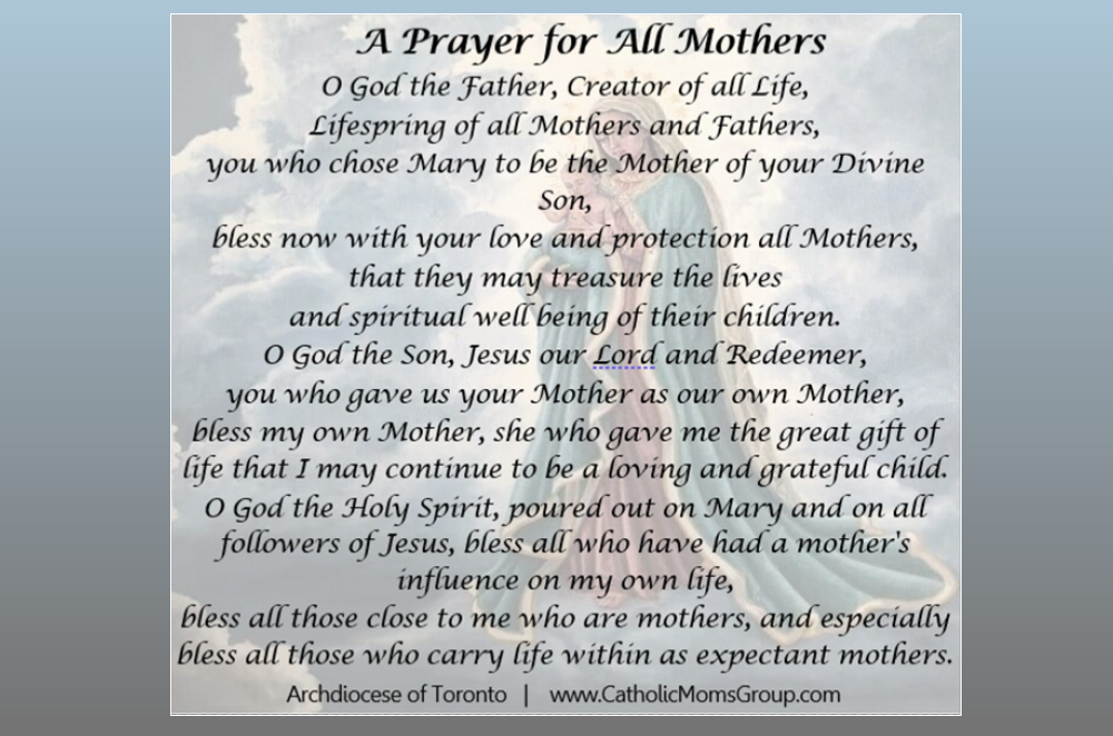 A Prayer for all Mothers