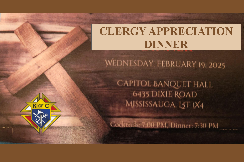 SJ KofC Clergy Appreciation Dinner 2025