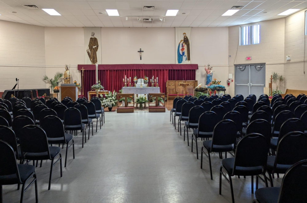 SJ Mass during Church Renovations