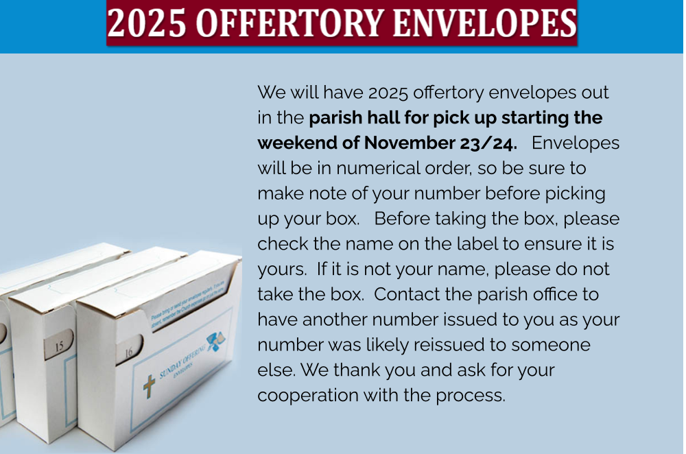 SJ Offertory Envelopes 2025